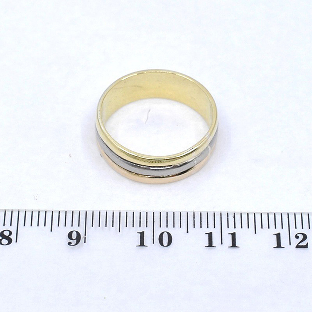 Anillo En Oro 18K De 3 Colores Anillo En Oro 18K De 3 Colores