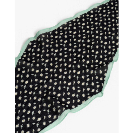 Pañuelo Triangular Margaritas Combinacion Multicolor