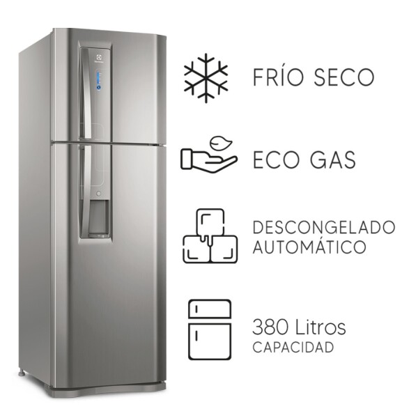 Heladera Electrolux Tw42s 380 L HELADERA ELECTROLUX TW42S 380L INOX*****