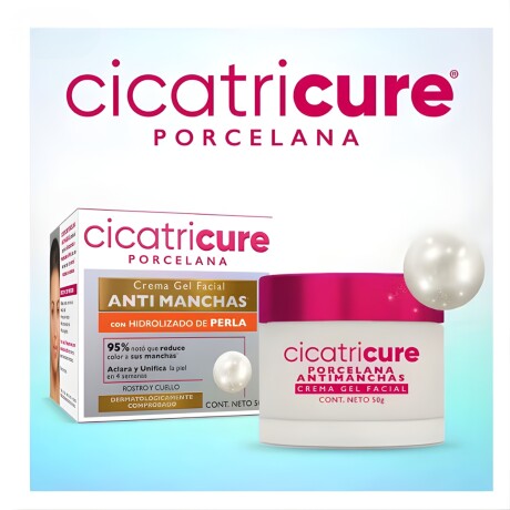 Crema Gel Facial Cicatricure Porcelana 50g Crema Gel Facial Cicatricure Porcelana 50g