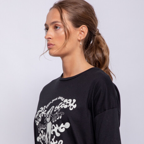 REMERA BOGRASH Negro