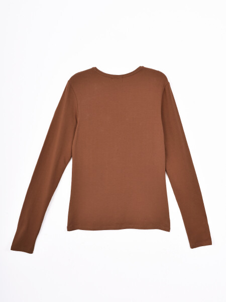 REMERA MARU MARRON (V)
