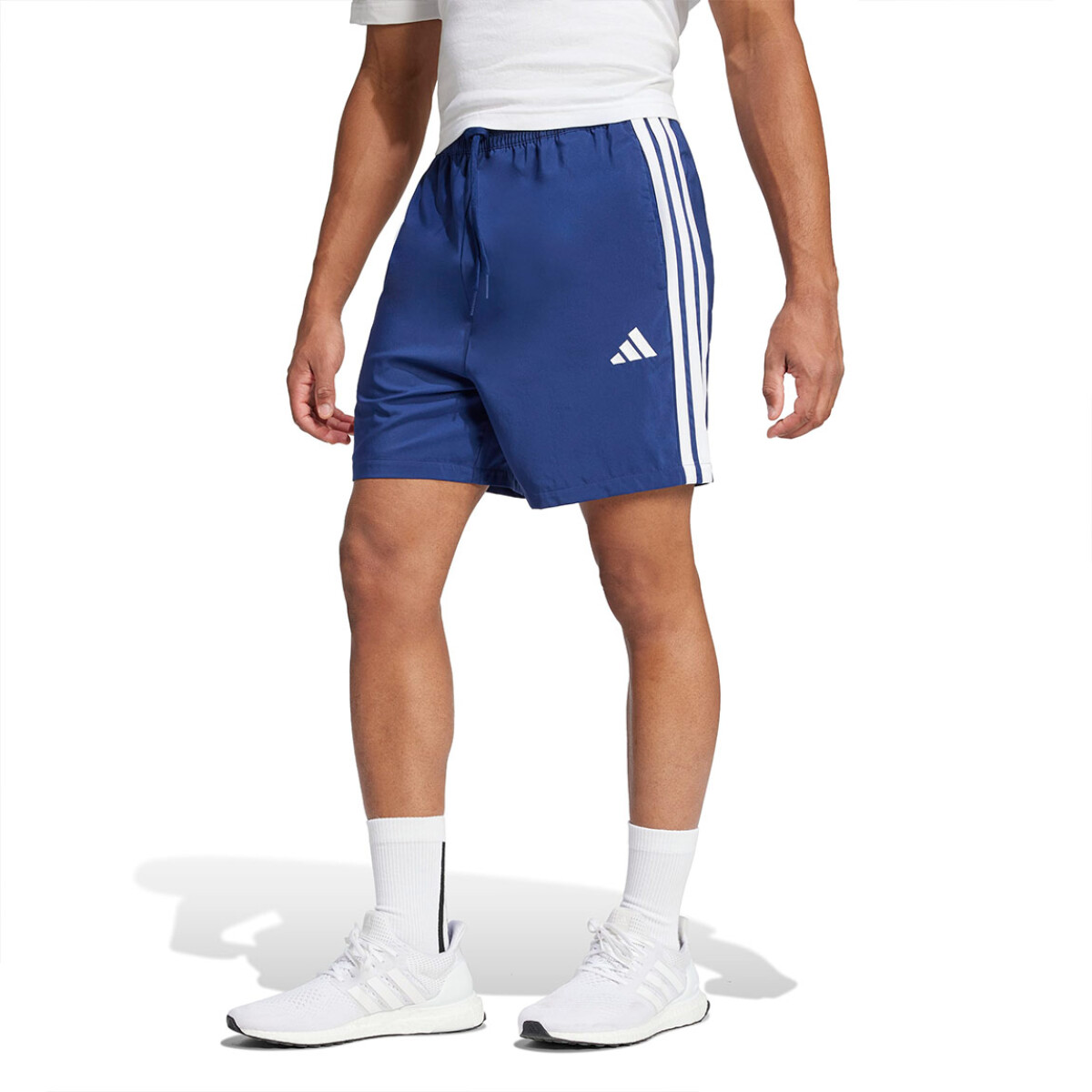 Short De Hombre Adidas 3s Chelsea - Marino-blanco 