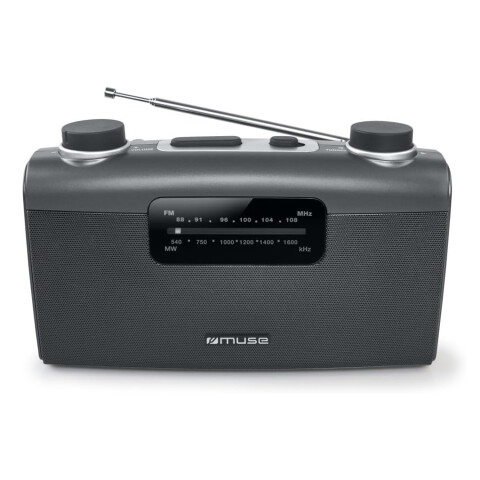 Radio Portátil Muse M058r Doble Banda Ac Dc Pilas RADIO PORTATIL MUSE M058R