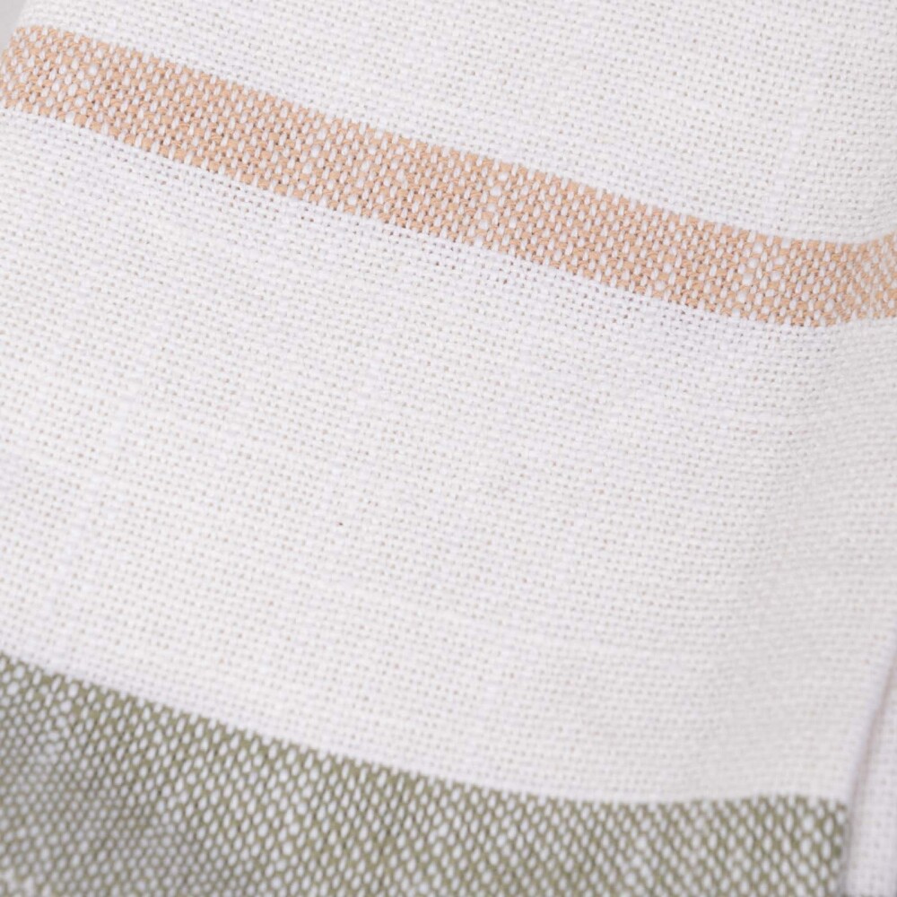 SET DE 2 SERVILLETAS METHONI 45*45 LINO-Y-ALGODON GRIS/CRUDO