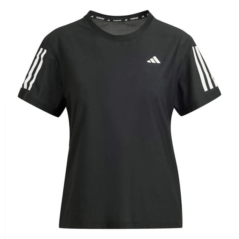 Remera Own The Run de Mujer Negro