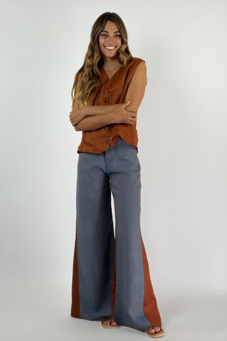PANTALON JACINTO BLEND Turquesa
