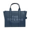MARC JACOBS - THE LEATHER MEDIUM TOTE BAG Azul