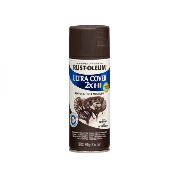 Esmalte en Aerosol Satinado 340g Rust-Oleum Café