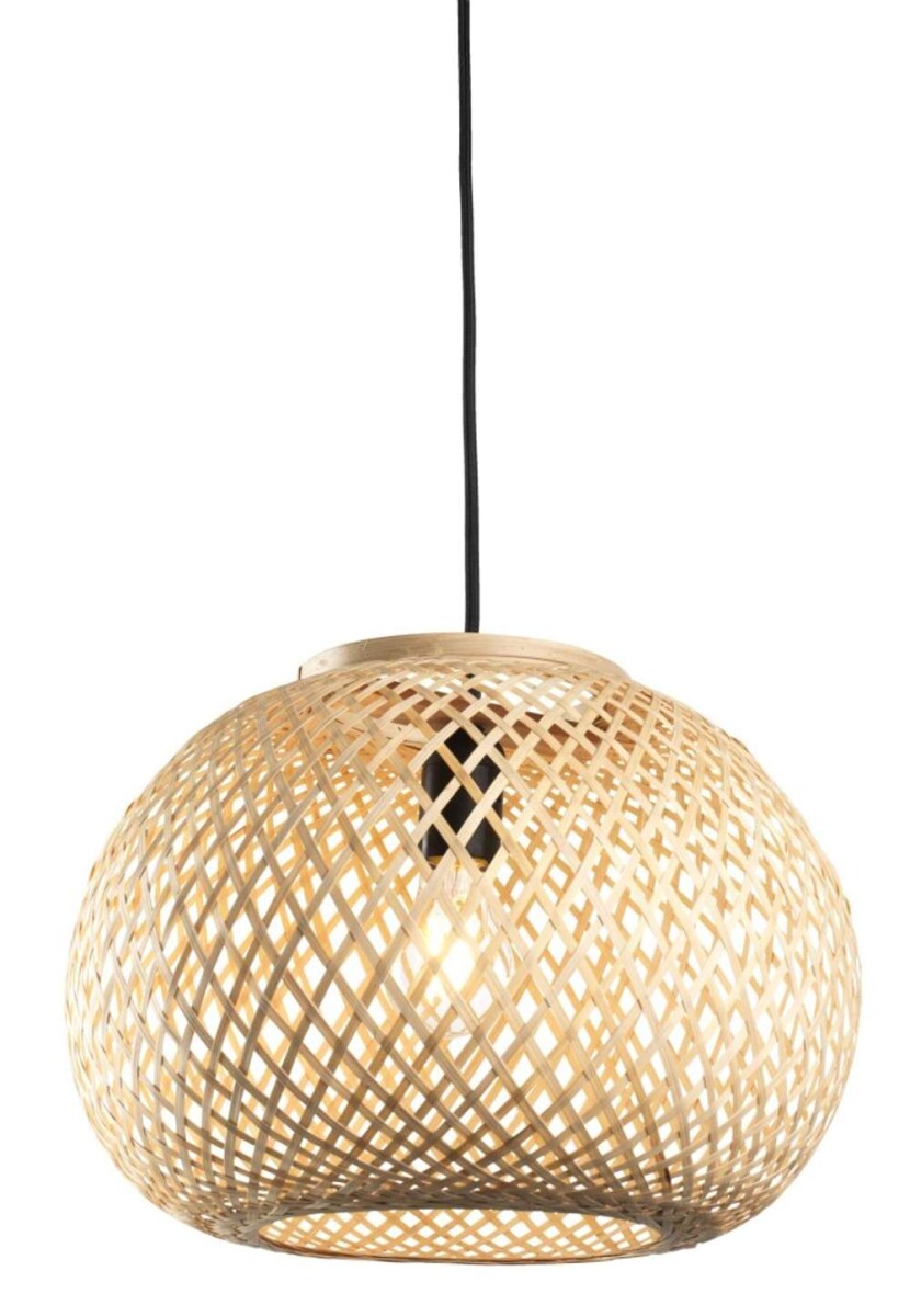 Lampara Techo Sigvard Ø35Xa26Cm - Bambu 