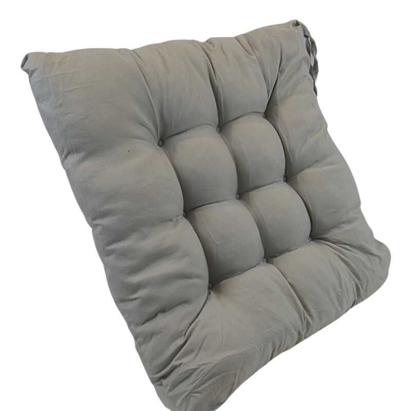 Almohadón para sillas 35x35 GRIS