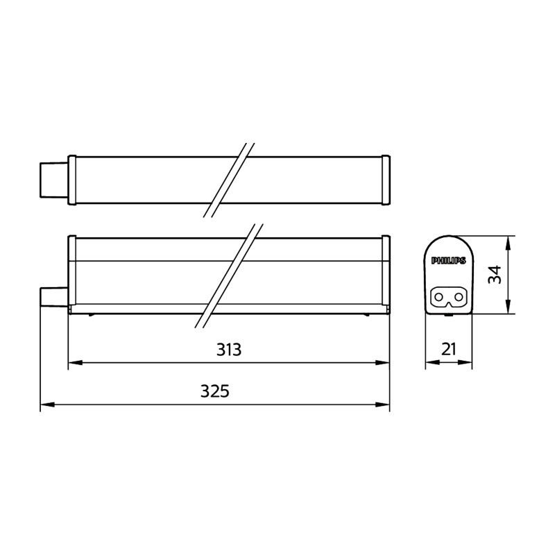 "ARTEFACTO LINEAL ""BATTEN"" LED 3,6W 6500K L300MM" "ARTEFACTO LINEAL ""BATTEN"" LED 3,6W 6500K L300MM"