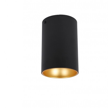 Aplique Para Techo Cromado Interior En Dorado 1 Luz Cromado Negro-Dorado