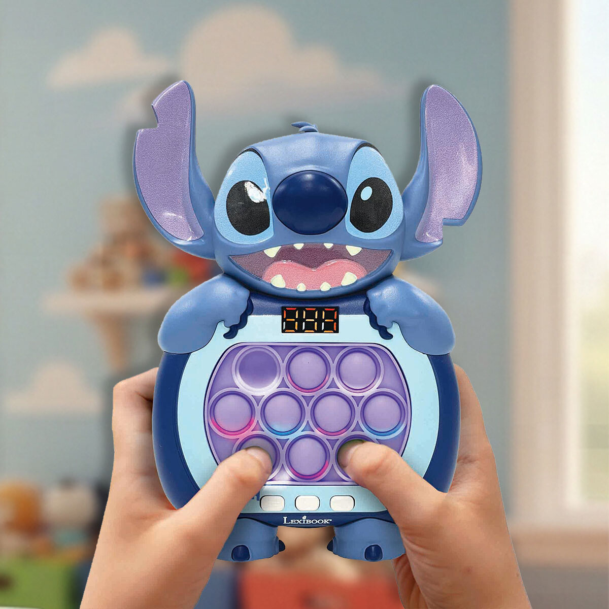 Consola POP IT Electrónica con Forma Stitch Lexibook 