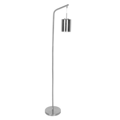 LÁMPARA DE PIE METAL-Y-VIDRIO GRIS LF95579
