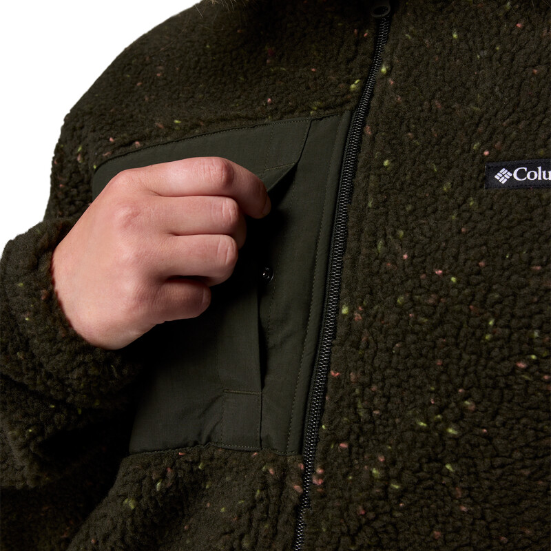 Campera Stellar Path Fleece Bomber Mujer Greenscape