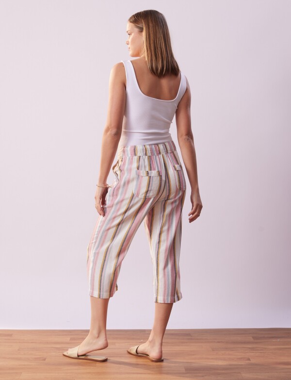 Capri Lino ROSA/MULTI