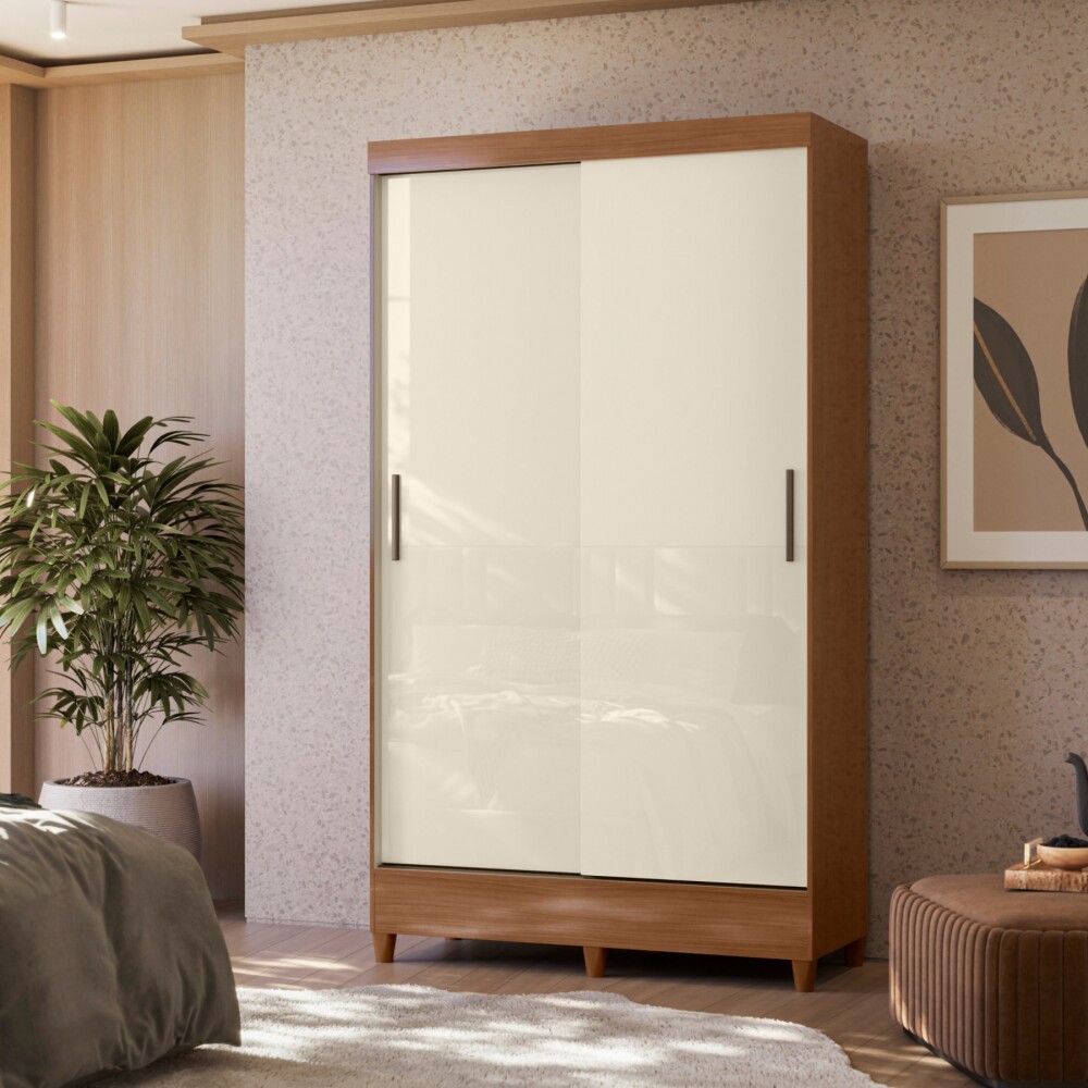 Ropero 2 puertas 2 cajones - Terminacin Jequitibá Claro Ropero 2 puertas 2 cajones - Terminacin Jequitibá Claro