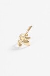 Earcuff wavy irregular dorado