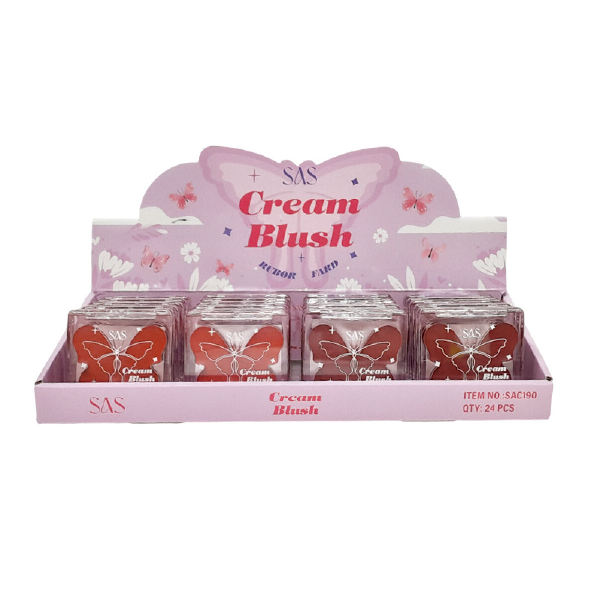 SAS Colorete en crema 4 tonos - Sas Colorete En Crema 4 Tonos 