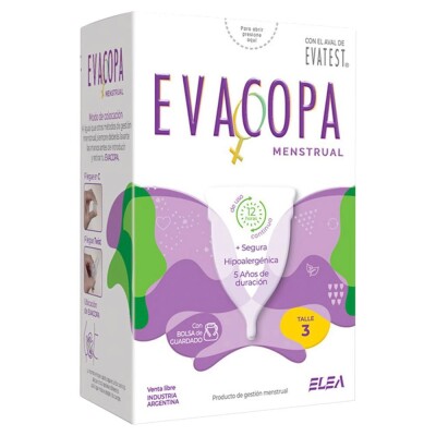 Copa Menstrual Evacopa Talle 3 Copa Menstrual Evacopa Talle 3