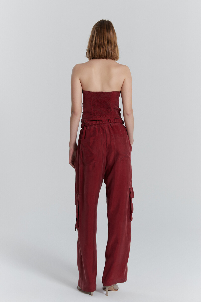 PANTALON MOHER Bordo