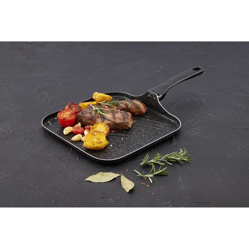 PLANCHA TITANIUM FORCE PARA ASAR IMUSA, 6 VECES MÁS RESISTENTE 001