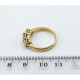 Anillo Antiguo En Oro 18 K Con 3 Brillantes Anillo Antiguo En Oro 18 K Con 3 Brillantes