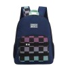 Mochila Escolar Trendy Game Con Porta Botella Para Jardín Y Uso Infantil Diario Azul