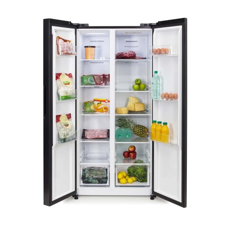 HELADERA JAMES 442-LITROS GRIS RJ 35M SBSI DARK INOX