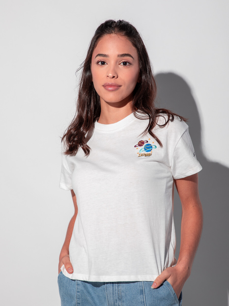 REMERA HOLMES Blanco