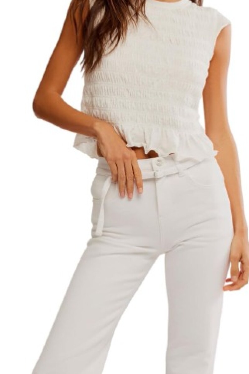 SABINE SLIM A LINE JEAN Blanco