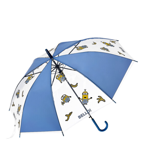 Paraguas largo Minions azul