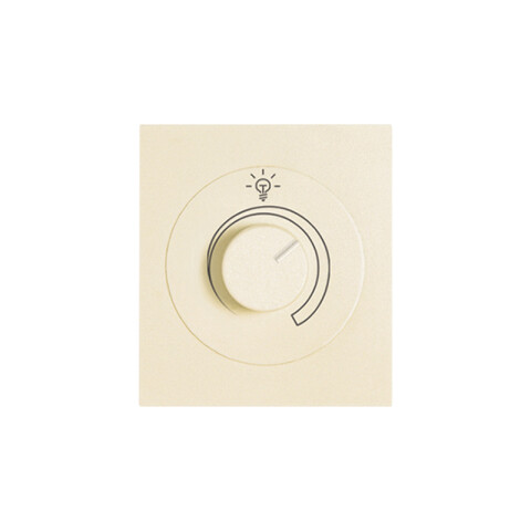 Módulo dimmer LED rotativo Bivolt 2 módulos marfil C57126