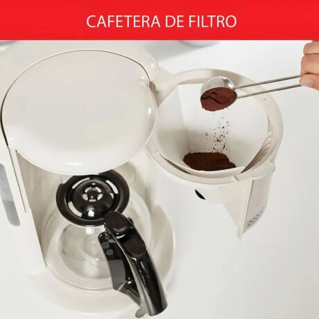 Moulinex Cafetera filtro Soleil Vintage | 1,25 Lts. | Jarra De Cristal | Sistema Antigoteo | Color Marfil. Moulinex Cafetera filtro Soleil Vintage | 1,25 Lts. | Jarra De Cristal | Sistema Antigoteo | Color Marfil.