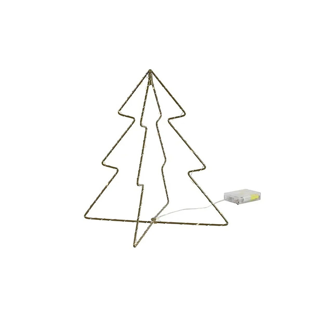 ARBOL NAVIDAD LED - METAL NEGRO BOAZ 