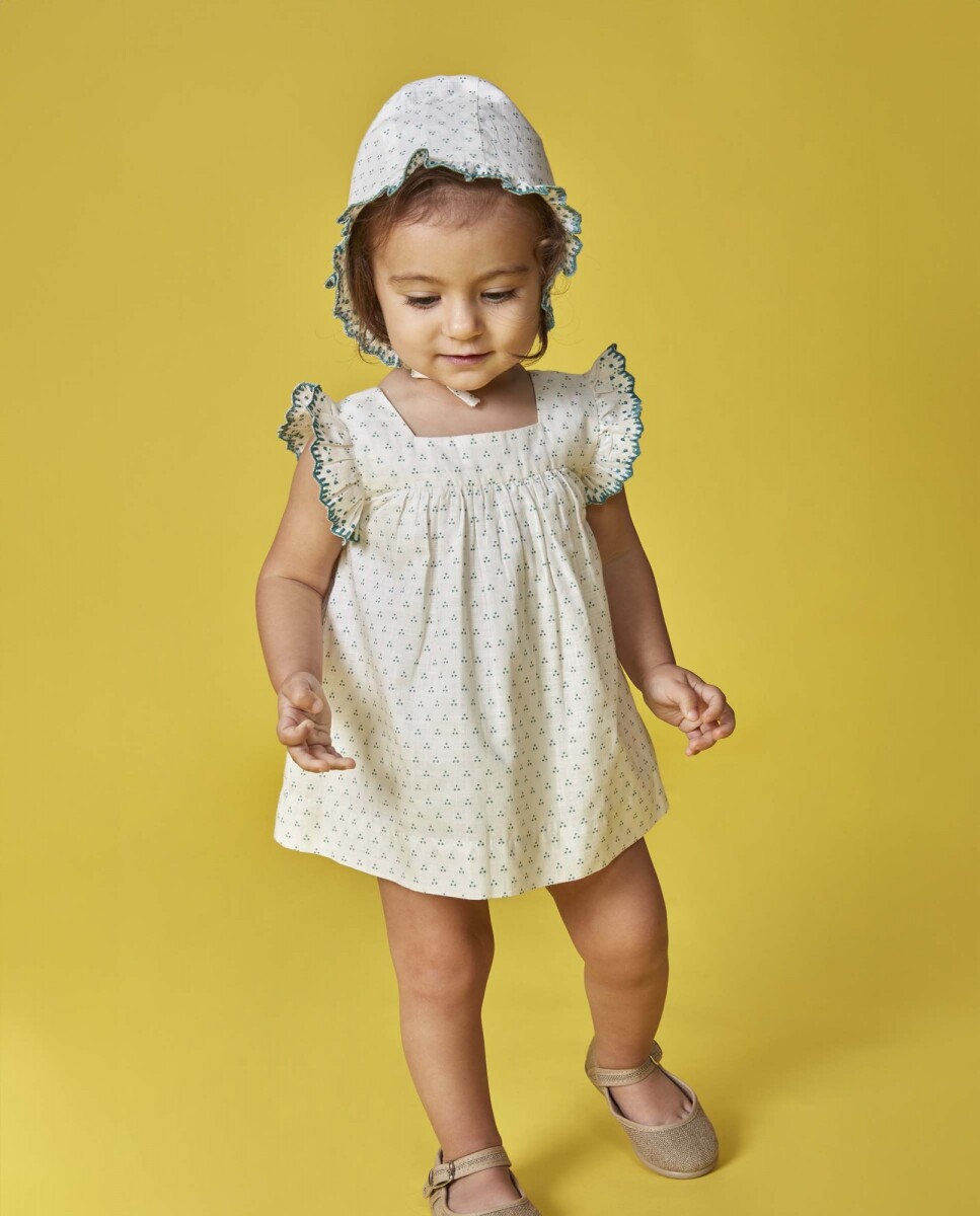 Conjunto Con Capota - Blanco 