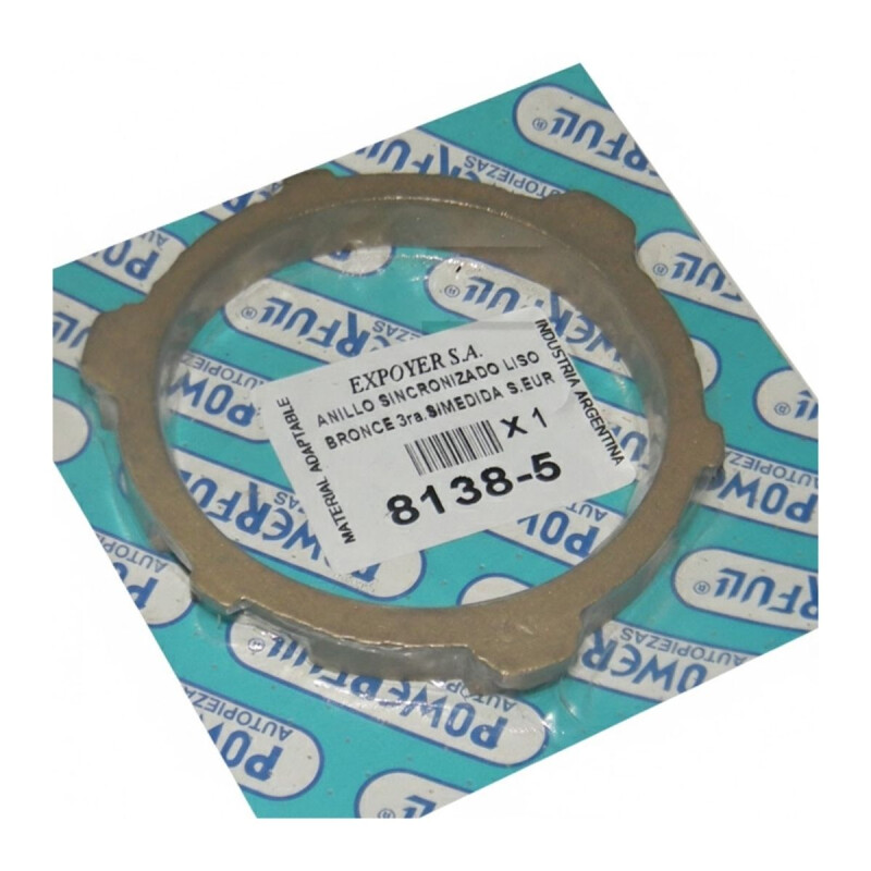 ANILLO SINCRONIZADO LISO (BRONCE) 1ER SIN MEDIDA Anillo Sincronizado Liso (bronce) 1er Sin Medida