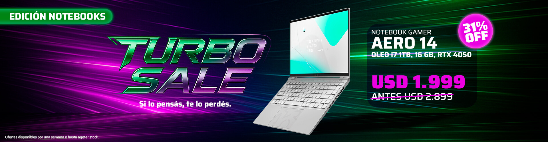 Turbo sale - NOTEBOOKS