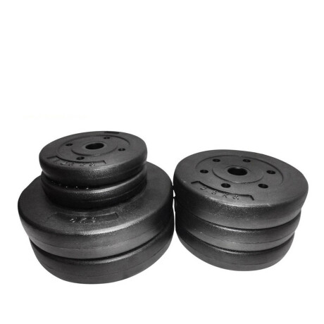 Set Barra Maciza 1.80m +50kg Discos Pesas Importado 4x10kg + 2x5kg
