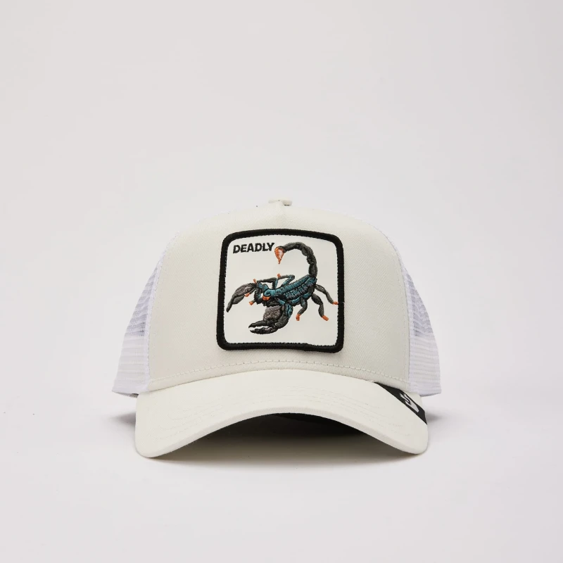 Gorra Goorin Bros Trucker Baseball - The Deadly Scorpion Crema