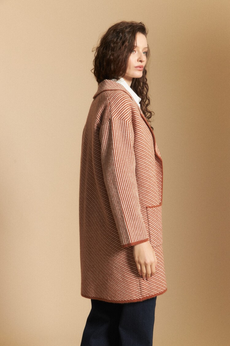 CARDIGAN SILENE Marron