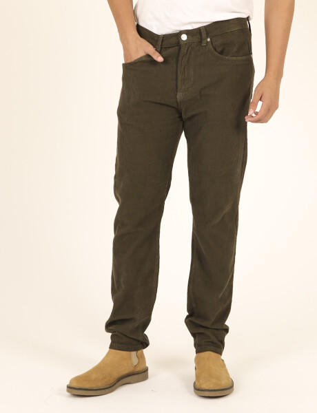 Pantalon De Pana Harry Verde