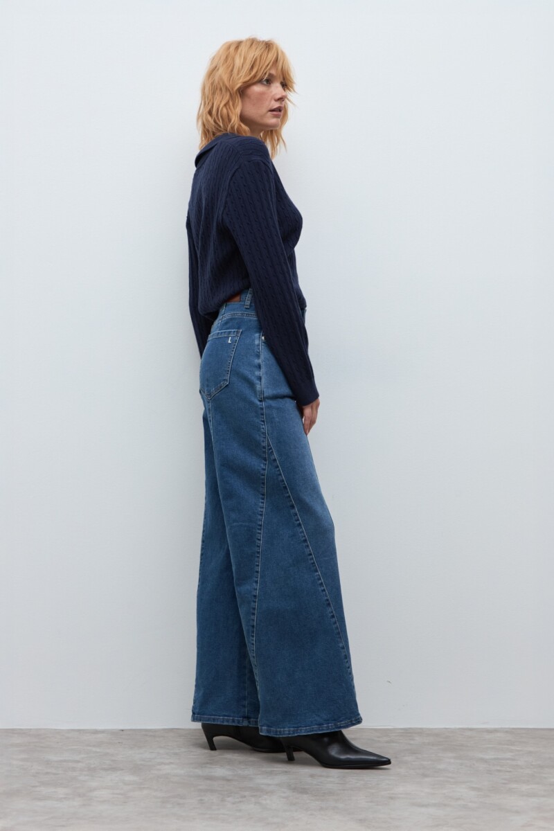 Jean wide leg Norah jean medio
