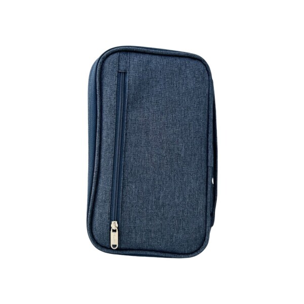 Portapasaporte Viaje Azul