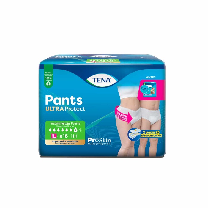 PAÑAL TENA PANTS ULTRA LARGE 4X16 única
