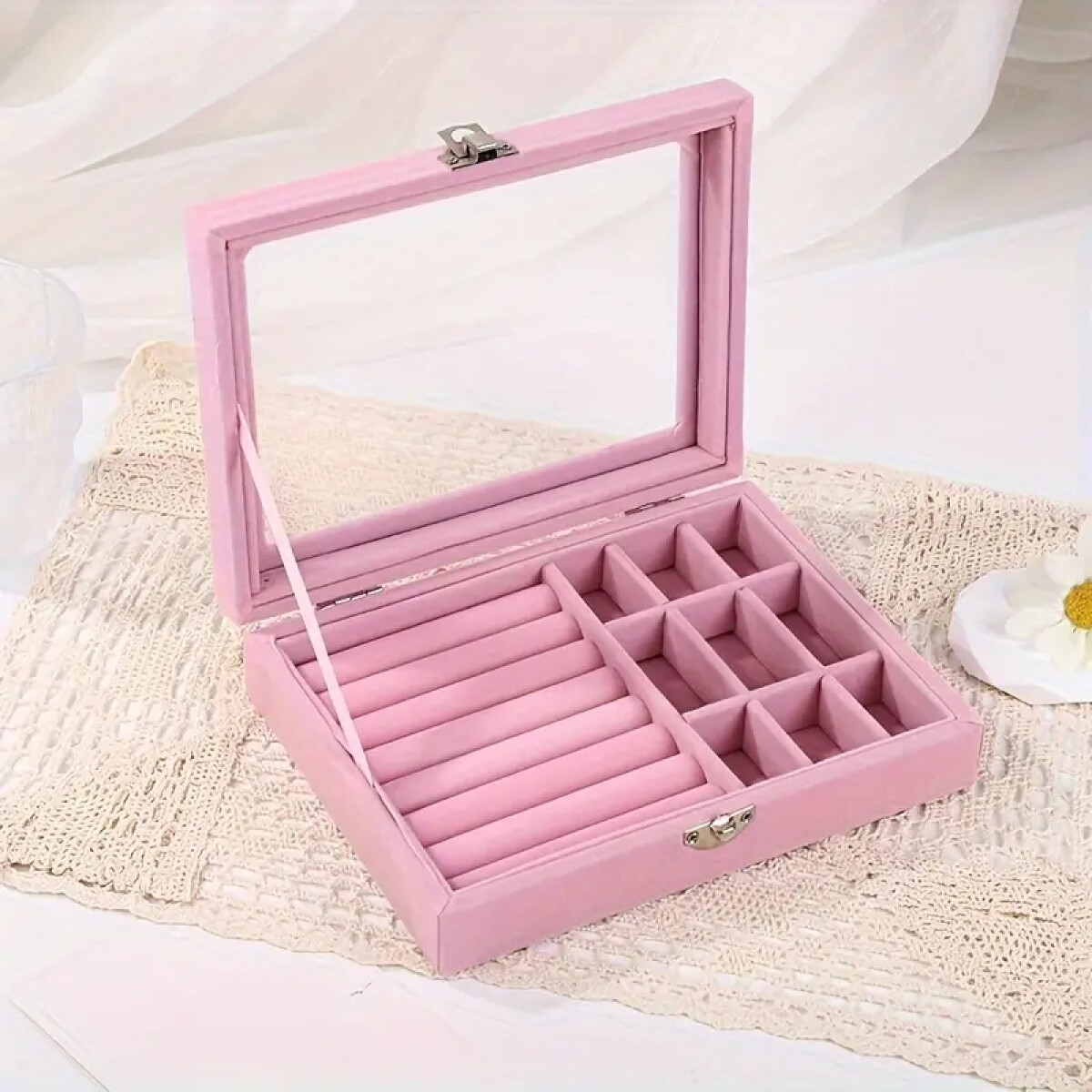 Alhajero Rectangular - Rosado 