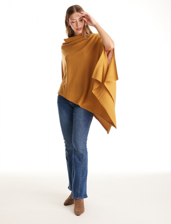 Poncho Colors MOSTAZA