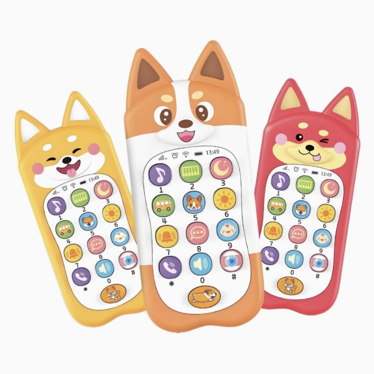 Celular Didactico Puppy Varios Colores 