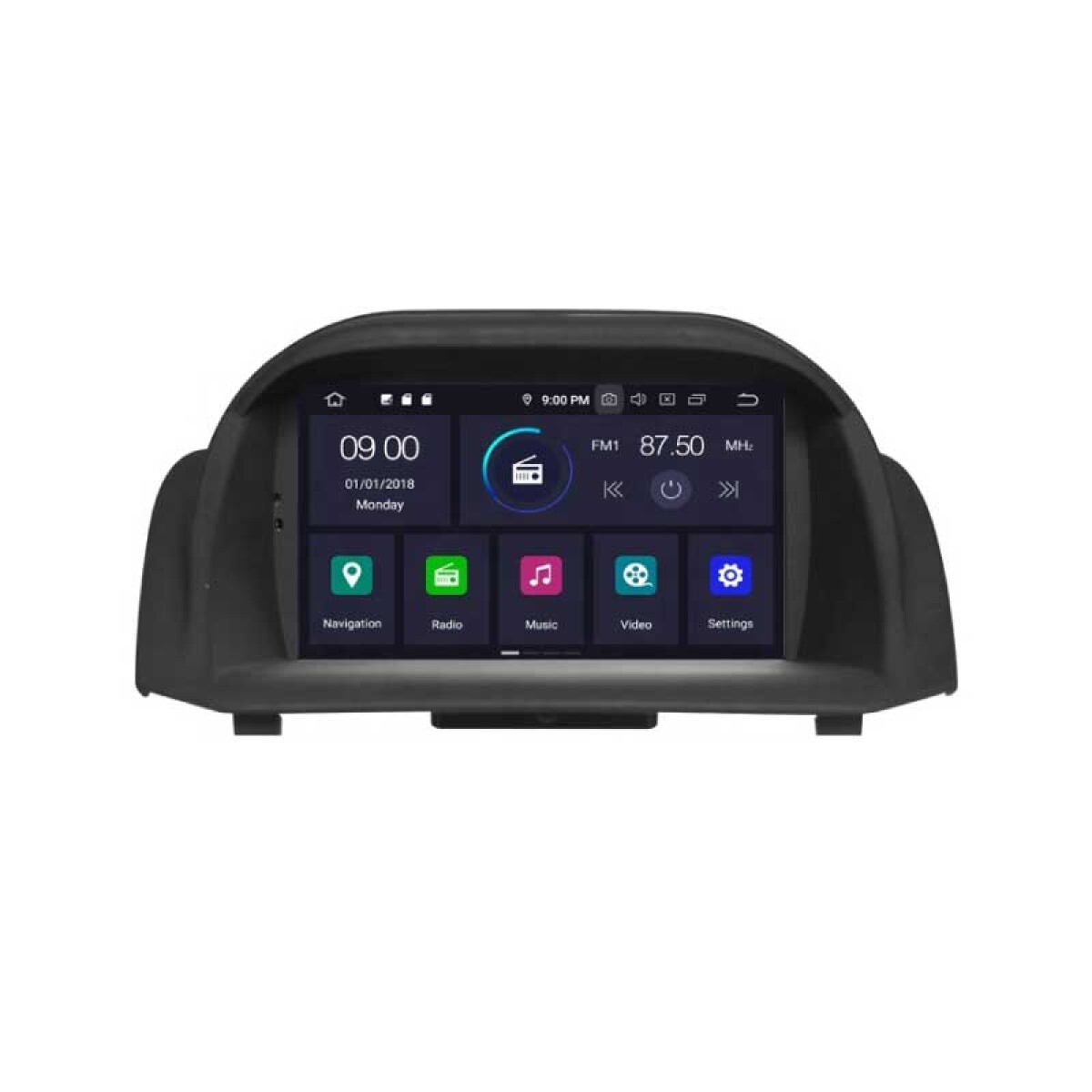Radio Multimedia Ford Fiesta 2019 7" Android 9 2gam 32 Rom 